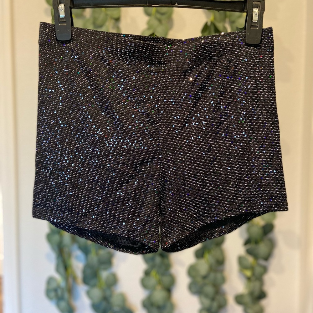 NWT Mad Rag Sparkly Metallic Shorts